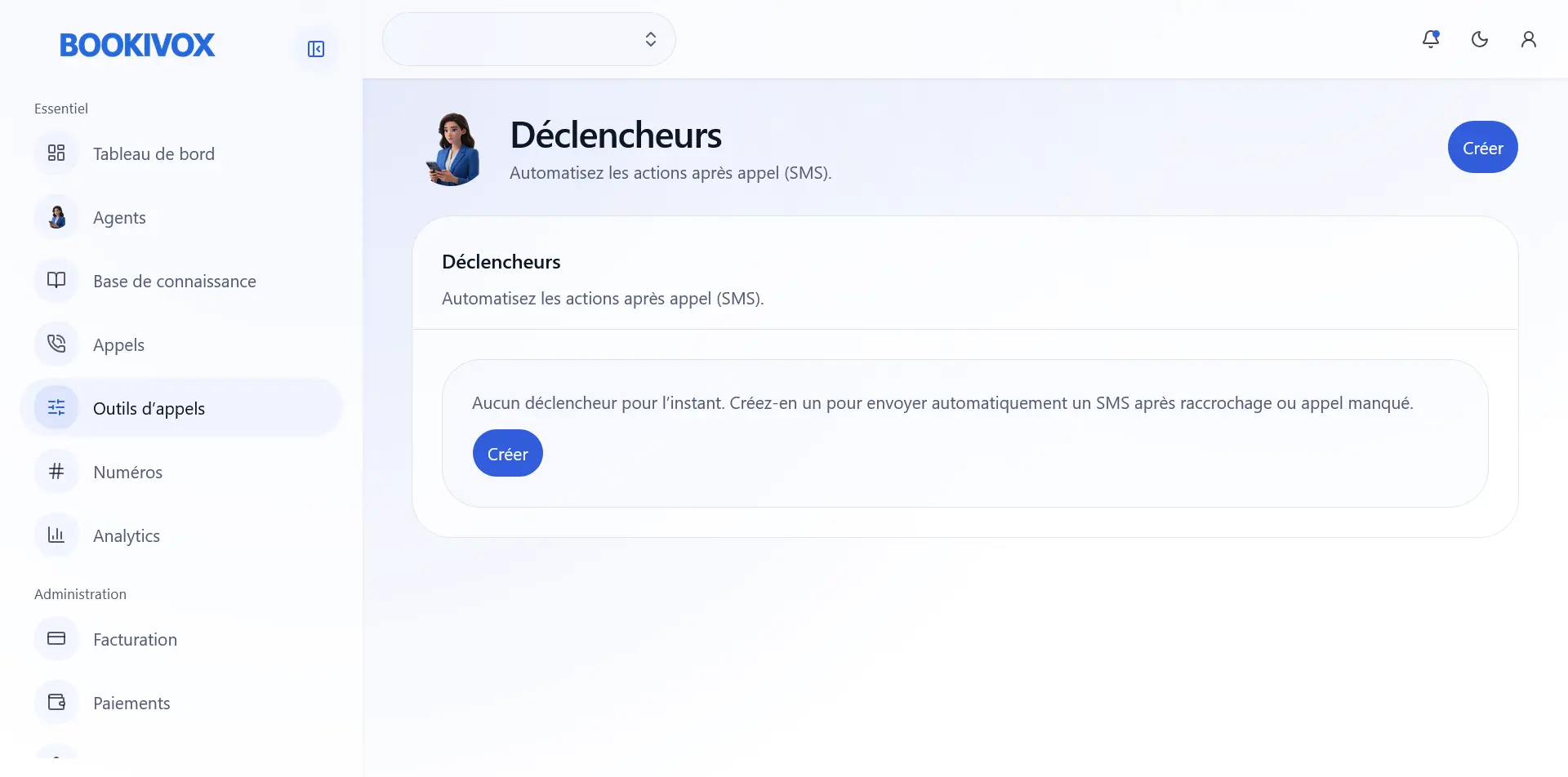 Automatisations et workflows Bookivox